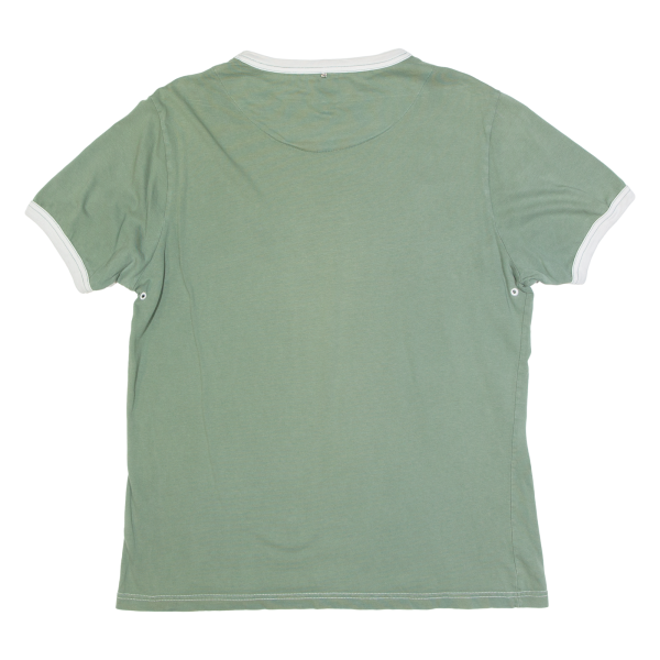 PRETTY GREEN Womens T-Shirt Green L Discount