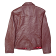 SILVERSTREAM LONDON Womens Jacket Maroon Leather M Discount