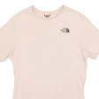 THE NORTH FACE Mens T-Shirt Pink Crew Neck M Hot on Sale