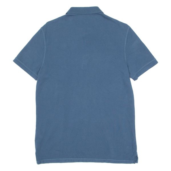 ALL SAINTS Mens Polo Shirt Blue L For Sale