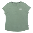 PUMA Womens T-Shirt Green M Online Hot Sale