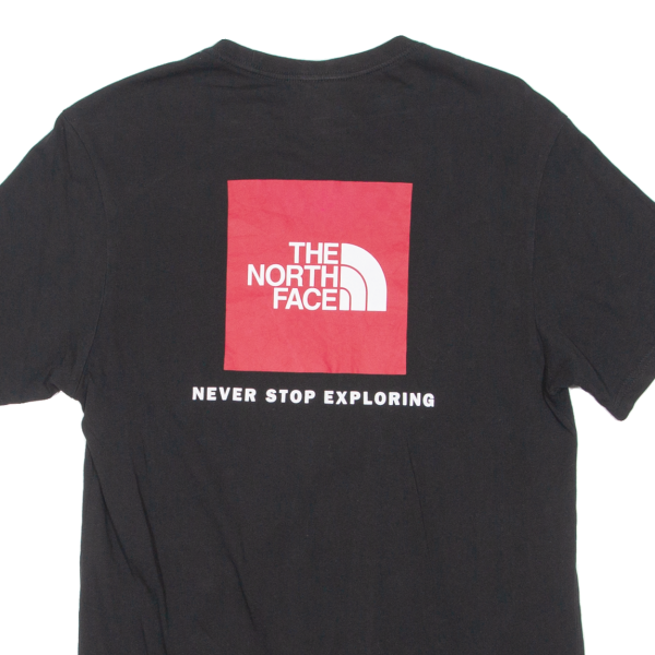 THE NORTH FACE Mens T-Shirt Black Crew Neck S Cheap