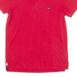 TOMMY HILFIGER Slim Fit Mens Polo Shirt Red S For Cheap