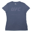 REEBOK UFC Boys T-Shirt Blue L For Sale