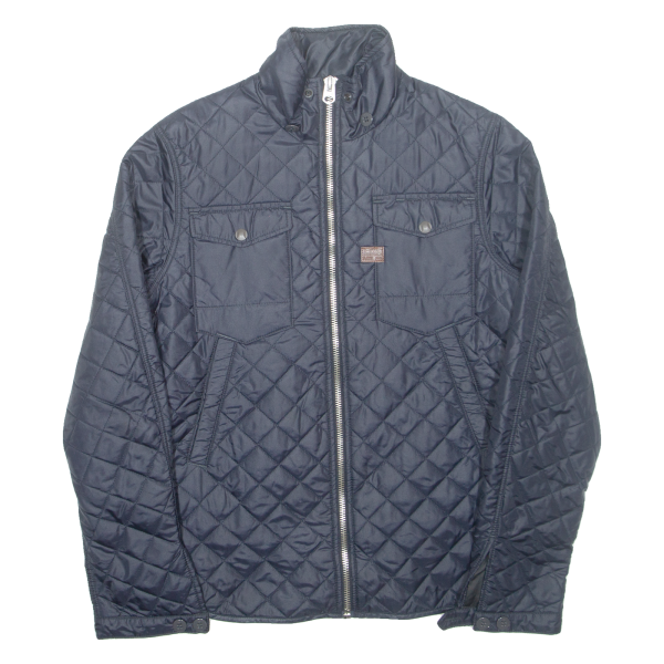 G-STAR RAW Mens Quilted Jacket Blue Nylon M For Sale