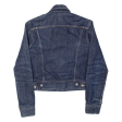 DKNY Womens Denim Jacket Blue S Discount