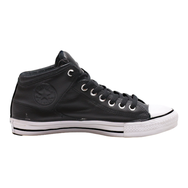 CONVERSE Chuck Taylor All Star High Top Trainers Black Leather Womens UK 7.5 Online Sale