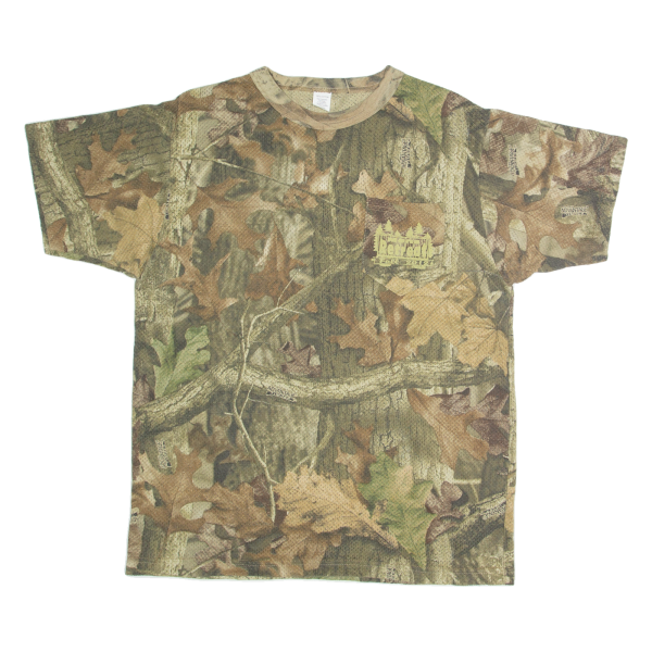 RETREAT Camo Mens T-Shirt Brown M Hot on Sale