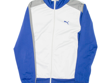 PUMA Mens Track Jacket Blue Colourblock M Online now