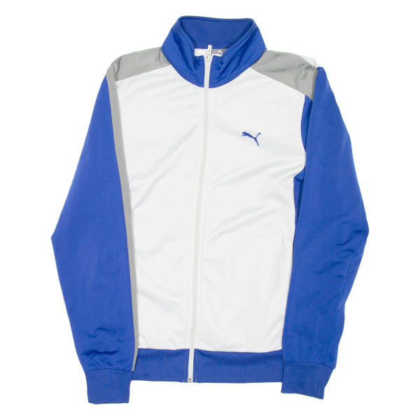 PUMA Mens Track Jacket Blue Colourblock M Online now