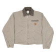 CARHARTT Blanket Lined Mens Workwear Jacket Beige 90s L Online