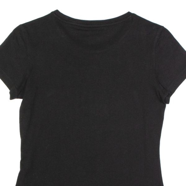 PUMA Womens T-Shirt Black UK 6 For Cheap