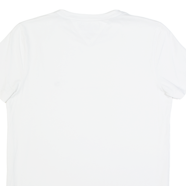 TOMMY HILFIGER Mens T-Shirt White M on Sale