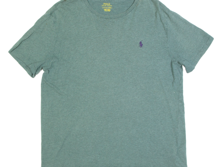 POLO RALPH LAUREN Mens T-Shirt Green L Cheap