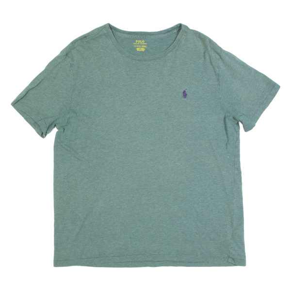 POLO RALPH LAUREN Mens T-Shirt Green L Cheap