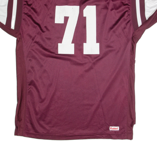 RISSLER Warrior Mens Jersey Maroon USA V-Neck Nylon 2XL on Sale