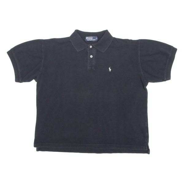 POLO RALPH LAUREN Mens Polo Shirt Black L Supply