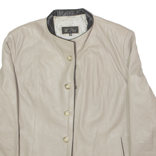 M. PIEL Womens Jacket Cream 90s UK 26 Online