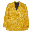 ELI GLAU Womens Blazer Jacket Gold 80s UK 16 Online now