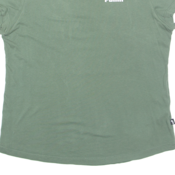 PUMA Womens T-Shirt Green M Online Hot Sale