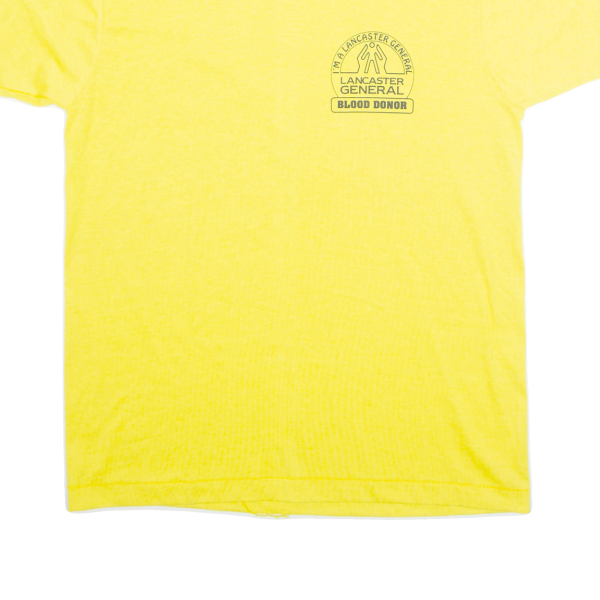 SCREEN STARS BEST Blood Donor Mens T-Shirt Yellow L Online Hot Sale