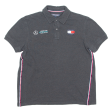 TOMMY HILFIGER Petronas F1 Team Mens Polo Shirt Grey M For Cheap