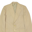 Mens Blazer Jacket Beige Twill M Online now