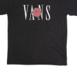 VANS Mens T-Shirt Black L Online Hot Sale