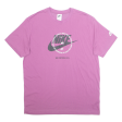 NIKE Womens T-Shirt Purple L Cheap