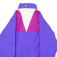 WOOLRICH Womens Ski Coat Purple 90s Hooded Colourblock XL Hot on Sale