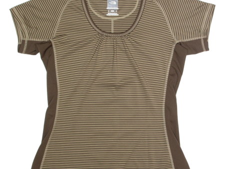 THE NORTH FACE Womens T-Shirt Brown M Online Hot Sale