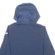 TOMMY HILFIGER Boys Jacket Blue Nylon Hooded 12-13Y Hot on Sale