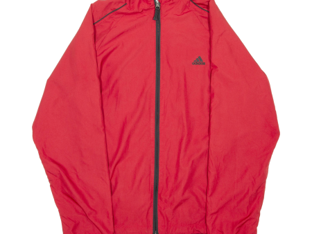 ADIDAS Climaproof Mens Shell Jacket Red S Fashion