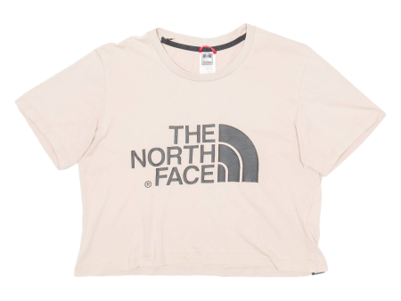 THE NORTH FACE CROPPED Womens T-Shirt Pink S For Cheap