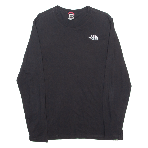 THE NORTH FACE Mens T-Shirt Black Long Sleeve Crew Neck M Online now