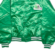 SWINGSTER Philadelphia Eagles Mens Bomber Jacket Green Satin Nylon 90s USA XL Hot on Sale