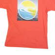 O NEILL Mens T-Shirt Orange L on Sale