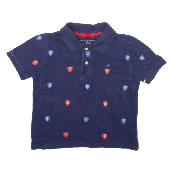 TOMMY HILFIGER Boys Polo Shirt Blue XS Online now