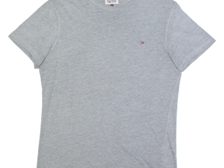 TOMMY HILFIGER Hilfiger Denim Mens T-Shirt Grey L For Sale