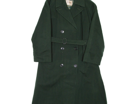 SWETHA Belted Womens Trench Coat Green M Online now