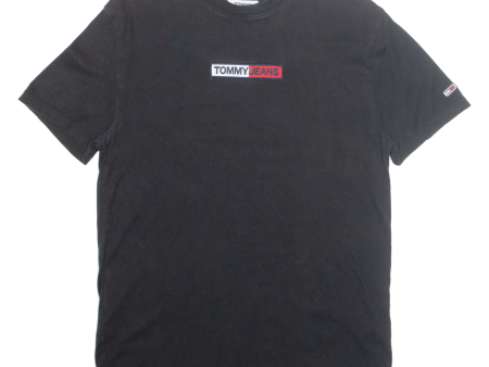 TOMMY HILFIGER Mens T-Shirt Black S For Sale