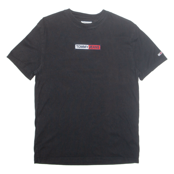 TOMMY HILFIGER Mens T-Shirt Black S For Sale