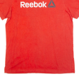 REEBOK Mens T-Shirt Red L Online