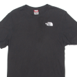 THE NORTH FACE Mens T-Shirt Black Crew Neck S Cheap