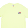 TOMMY HILFIGER Mens T-Shirt Green Crew Neck XL Online