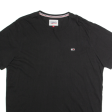 TOMMY HILFIGER Mens T-Shirt Black XL Online