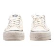 CONVERSE Chuck Taylor All Star 2018 Platform Trainers White Canvas Womens UK 7.5 Supply