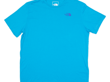 THE NORTH FACE Mens T-Shirt Blue Crew Neck XL Online Sale