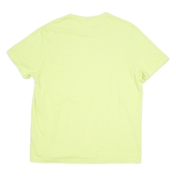 TOMMY HILFIGER Mens T-Shirt Green Crew Neck XL Online