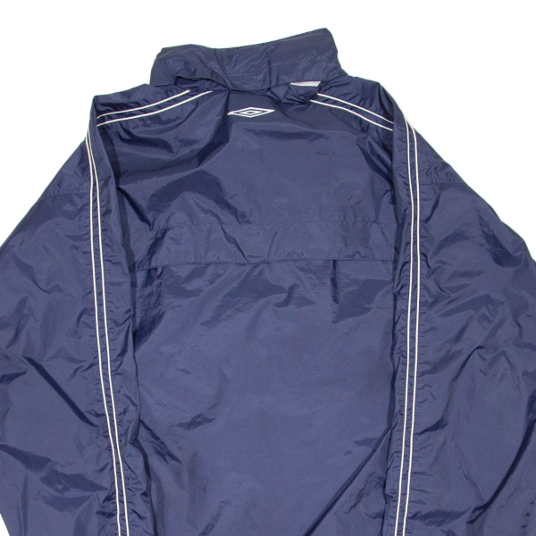 UMBRO Mens Windbreaker Jacket Blue Nylon 2XL Cheap